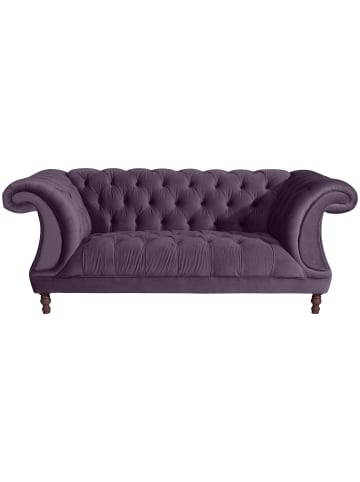 58 aufm Kessel CHESTERFIELD Sofa 2-Sitzer Kaylin Samtvelours purple