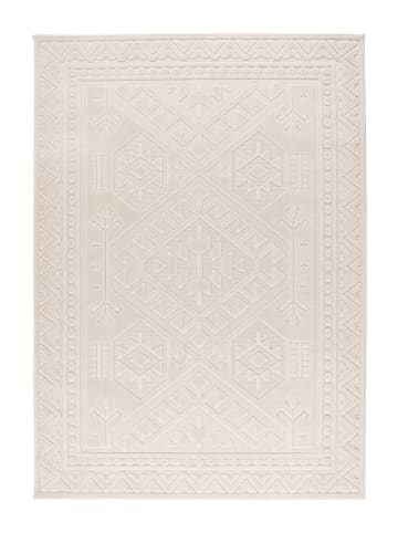 Kayoom Kayoom Neu 2026 Wohnzimmer Kurzflor Teppich Explorer 125 elfenbein in elfenbein