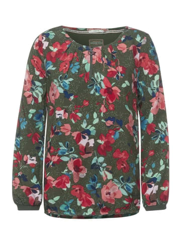 Cecil Langarmbluse in utility olive