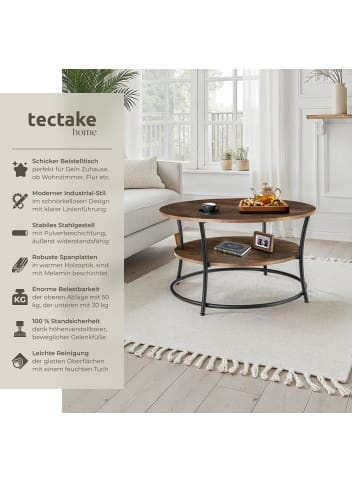 tectake Beistelltisch Cromford 80x46cm