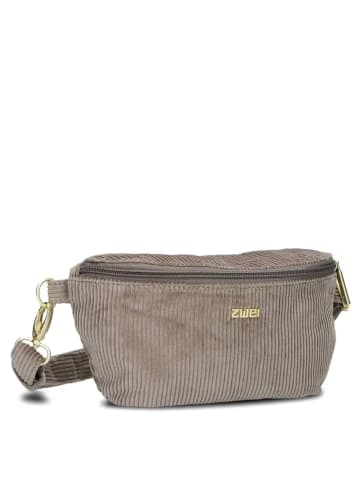 Zwei Mademoiselle MH4 - Gürteltasche 25 cm (leo) in cord-mocca