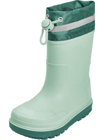 Playshoes Kinder Stiefel "Regenstiefel Gefüttert" in Grün
