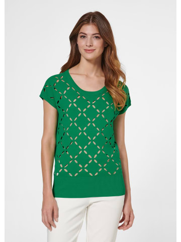 MADELEINE Pullover mit Cut-Outs in apfelgrün