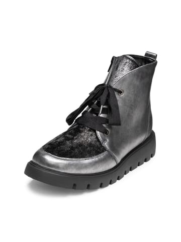 VITAFORM Echt Leder & vitaform Stretch Stiefeletten in altsilber