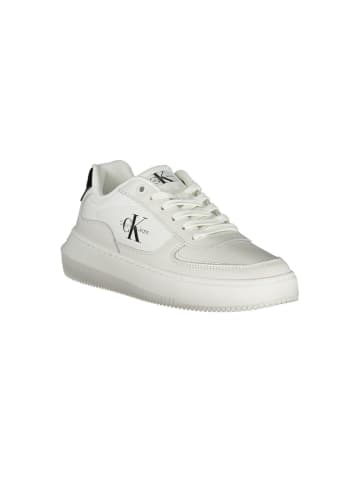 Calvin Klein Weiße Leder-Sneaker