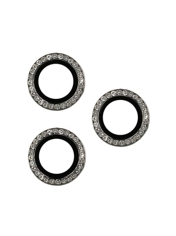 COFI 1453 Lens Shield Glas Kameraglas für iPhone 16 Pro Max Grau Diamond in Grau