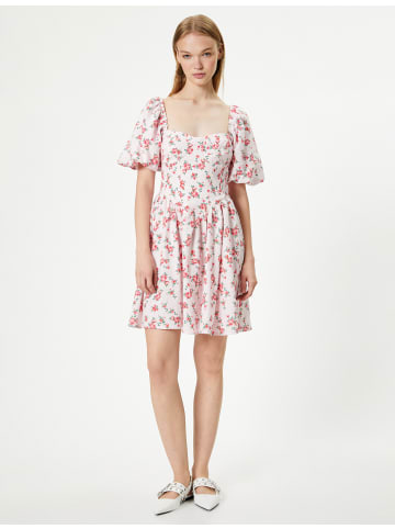 KOTON Kleid in Rosa Gemustert