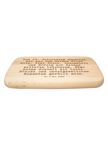 Mr. & Mrs. Panda schneidbrett Spruch 23. Geburtstag mit Spruch in Transparent