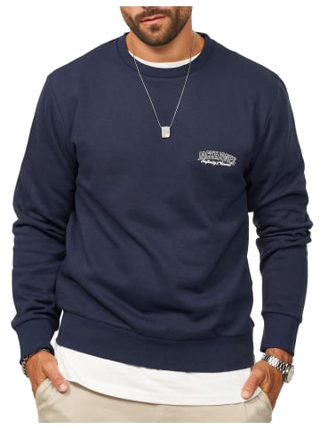 Jack & Jones ETERNITY SWEAT CREW NECK - Sweatshirt Rundhals Pullover Crew Neck in Navy Blazer