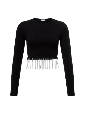 Noisy may Langarmshirt NMMaya in schwarz
