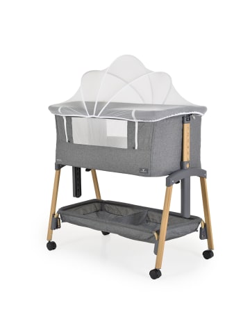 Cangaroo Babybett, Beistellbett Adoro in grau