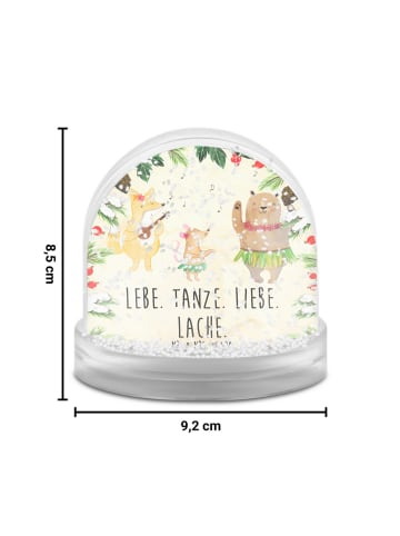 Mr. & Mrs. Panda Weihnachtskugel Waldtiere Aloha mit Spruch in Naturpapier