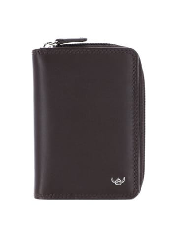 Golden Head Polo Geldbörse RFID Schutz Leder 11.5 cm in dunkelbraun