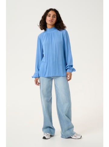 Kaffe Langarm-Bluse Trine in Ebb and Flow