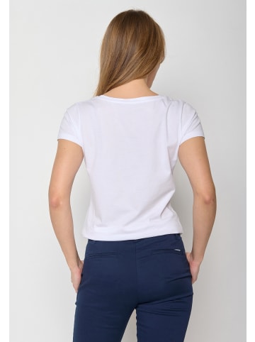 GreenBomb T-Shirt Bike Mushrooms 2 in Weiß