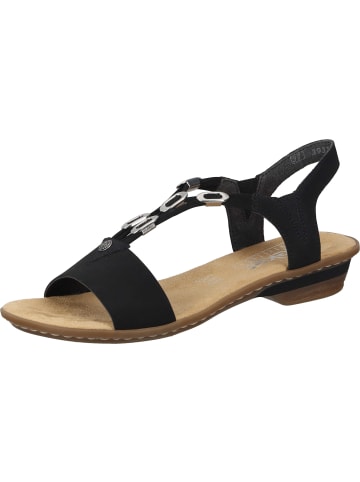 rieker Komfort-Sandalen in schwarz