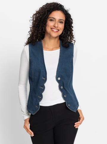 WITT WEIDEN Jeansweste in blue-stone-washed