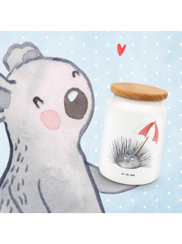 Mr. & Mrs. Panda Kaffeedose Seeigel ohne Spruch in Weiß