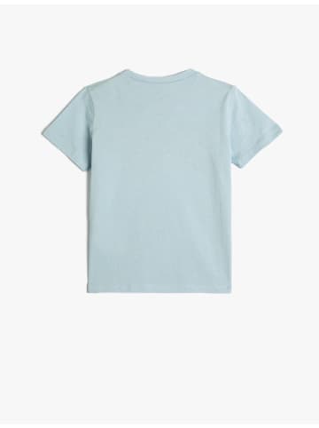 KOTON T-shirt in Blau