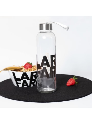 Geda Labels Trinkflasche Larifari in Schwarz - 500 ml