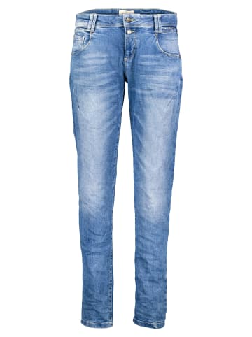CARTOON Boyfriend-Hose mit Reißverschluss in Light Blue Denim