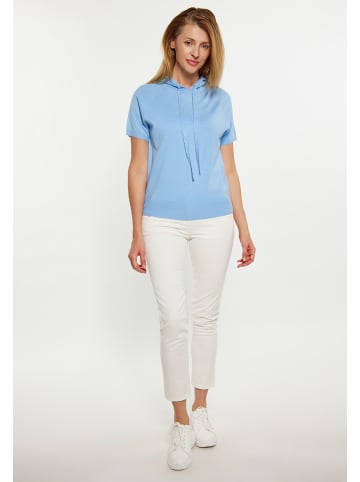 usha BLUE LABEL Damen Hoodie in HELLBLAU