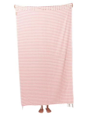 Espadrij l'orginale Strandtuch Stripes in rosa