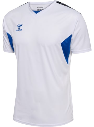 Hummel Sportshirt "Hmlauthentic Pl Jersey S/S" in Weiß