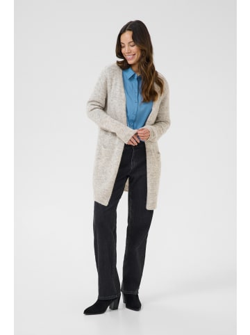 Cream Strickjacke CRBlu Feminine in Light Grey Melange