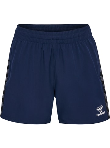 Hummel Hummel Shorts Hmlauthentic Multisport Damen Atmungsaktiv Feuchtigkeitsabsorbierenden in MARINE