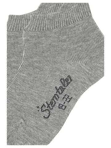 Sterntaler Sneaker-Socken 2er-Pack uni in silber mel.