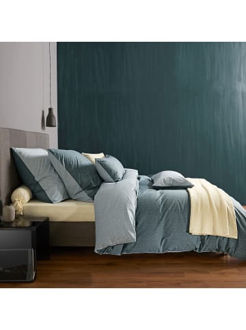 REDBEST Renforcé Wendebettwäsche in petrol-salbei