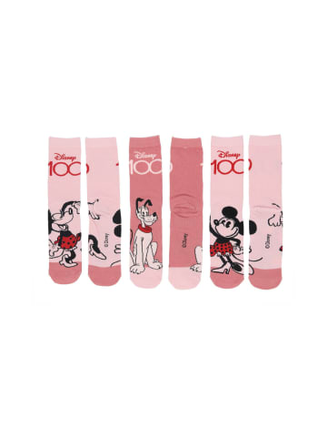 Disney Minnie Mouse Minnie Mouse Socken 3er Set – Niedliches Rosa-Design für kleine Fans in rosa