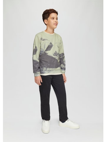 s.Oliver Sweatshirt in 78D0_tannengrün