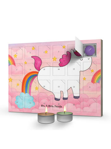 Mr. & Mrs. Panda adventskalender kerzen Einhorn Pupsen Design oh... in Weiß