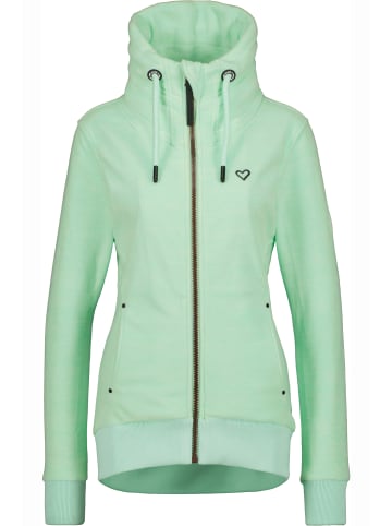 alife and kickin Fleecejacke, Kapuzenfleecejacke, Sweatjacke, Kapuzensweatjacke VivianAK F in mint melange