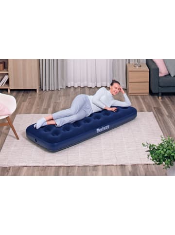 Bestway Single-Luftbett 185 x 76 x 22 cm in Blau ab 0 Monate