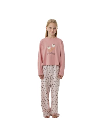 Schiesser Pyjama in Rosa