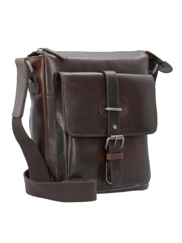 Leonhard Heyden Roma Umhängetasche Leder 23 cm in braun