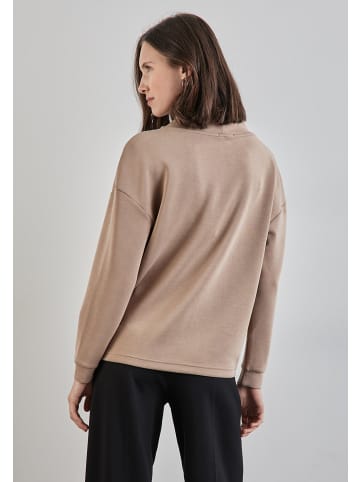 Street One 'Shirt im Silk Look' Braun