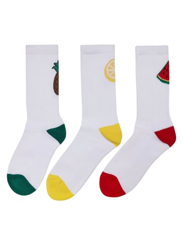 Mister Tee Socken in white/multicolor