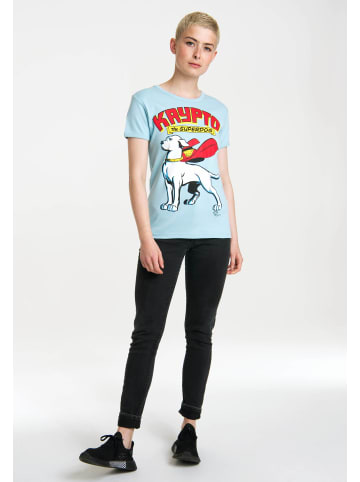 Logoshirt T-Shirt Krypto the Superdog in hellblau