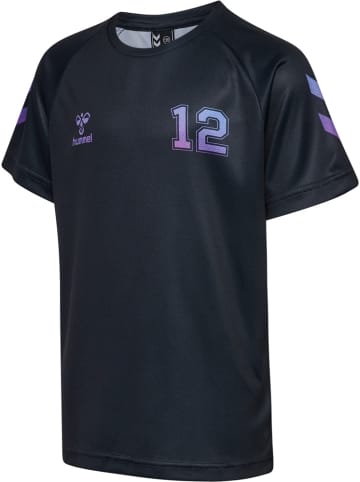 Hummel Kinder Trainingsanzug "Shimmer Set" in Schwarz