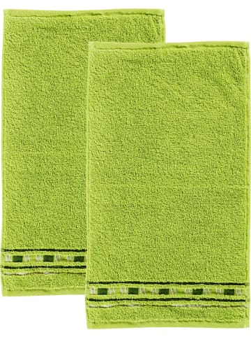 Erwin Müller Frottier Gästetuch 2er-Pack Achern in grün