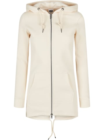 Urban Classics Zip-Kapuzenpullover in whitesand