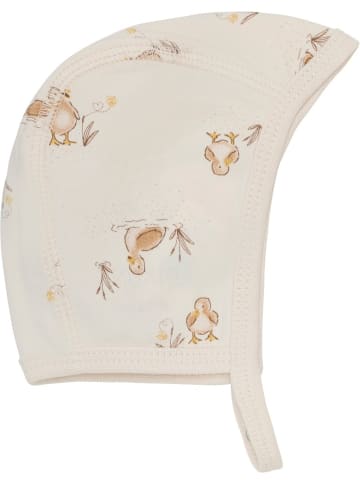 Fixoni Kinder Mütze "Helmet AOP Single Layer" in Braun