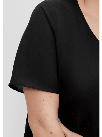 TRIANGLE Kleid lang in Schwarz
