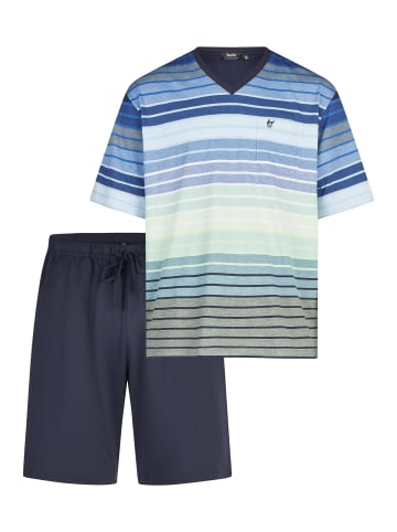 hajo Schlafanzug Klima Komfort in Marine