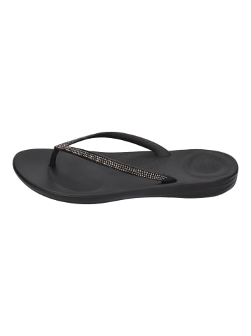 fitflop Zehentrenner IQUSHION SPARKLE in schwarz