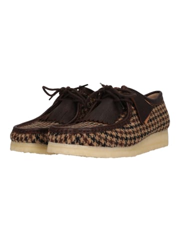 Clarks Schnürschuhe Wallabee in 5221I Brown Tweed Comb